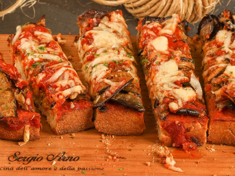 Bruschetta de Zucchine e Melanzane