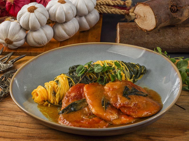 Saltimbocca di Pollo Alla Romana