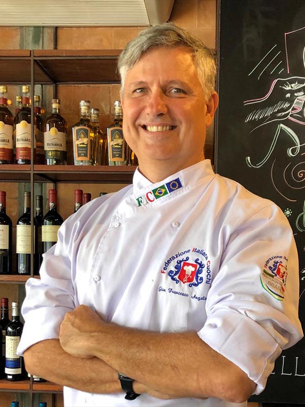 chef Gian Francesco Angelino do Bella Napoli