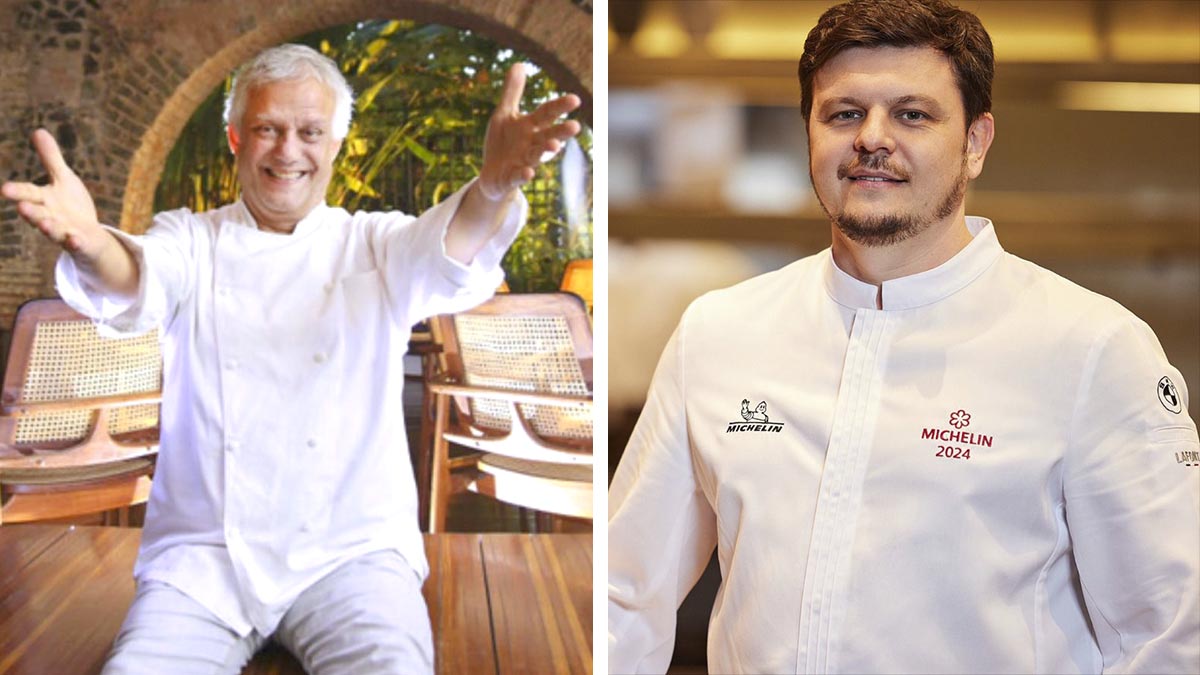 Filipe Rizzato e Edinho Engel do Restaurante Amado em Salvador